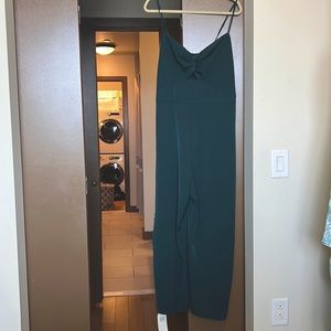 Abercrombie & Fitch Twist-Front Cutout Jumpsuit